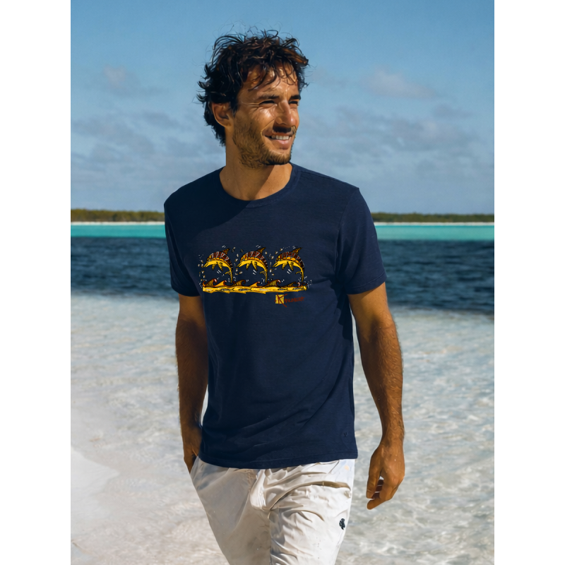 T-shirt Origine Les 3 Dauphins