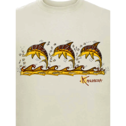3 Dolphins Adult T-shirt