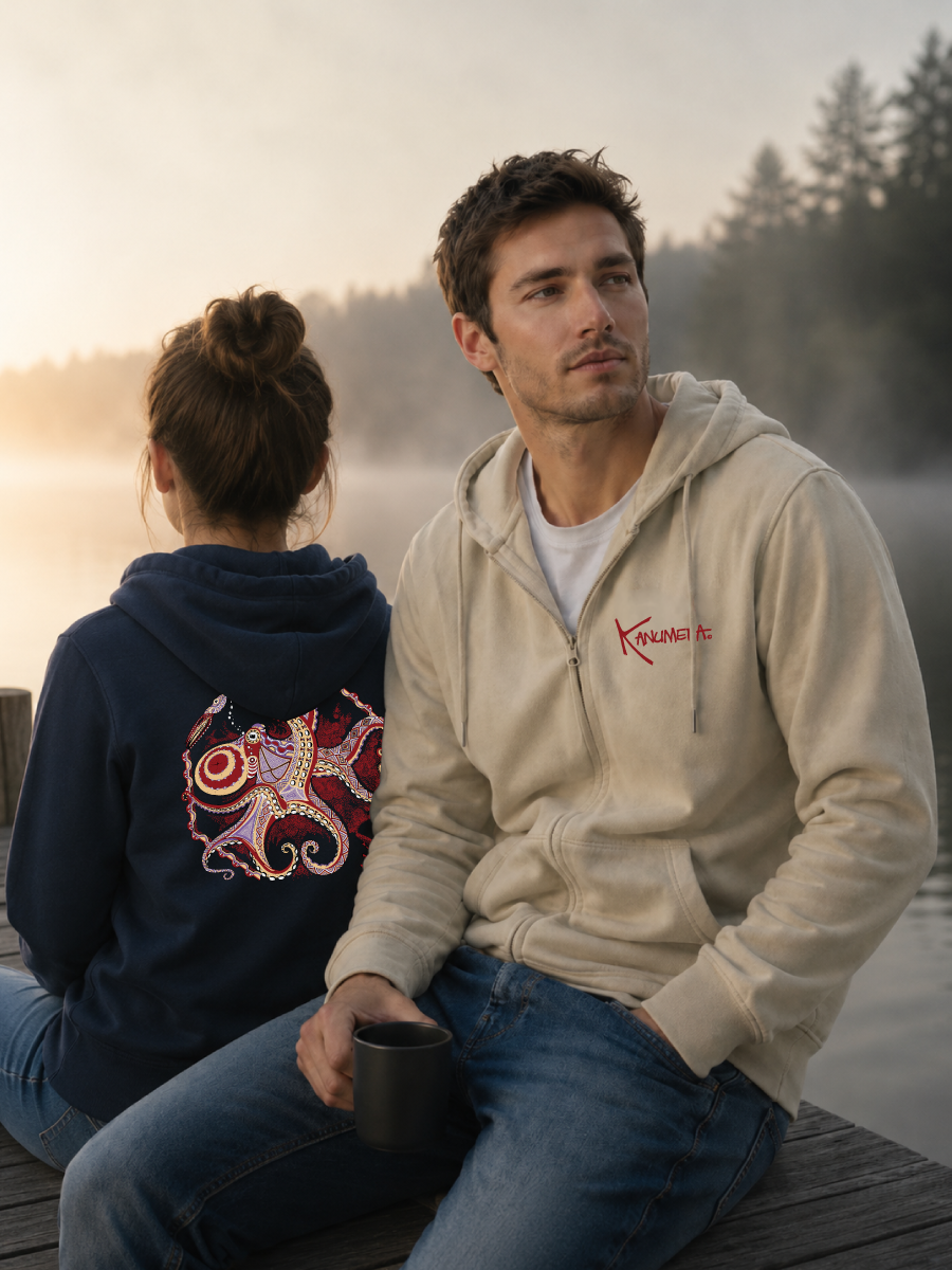 Octopus Unisexe Organic Sweat Shirt