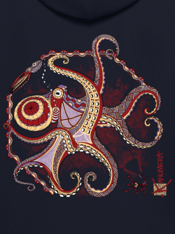 Octopus Unisexe Organic Sweat Shirt