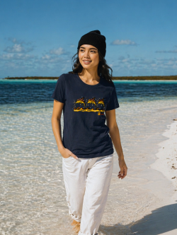 T-shirt bio Femme Les 3 Dauphins