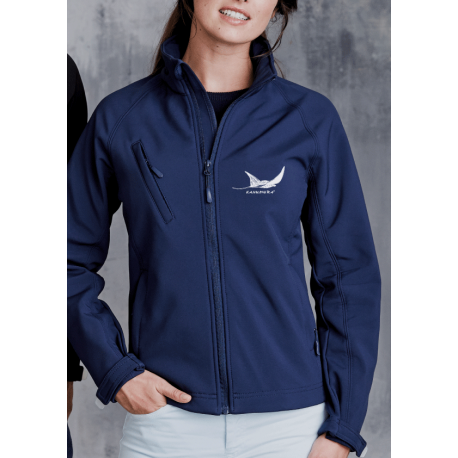 Veste SOFTSHELL Capuche Femme La Raie Tatoo