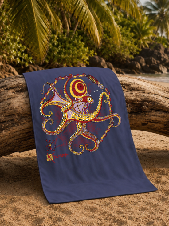 Octopus Microfiber Towel