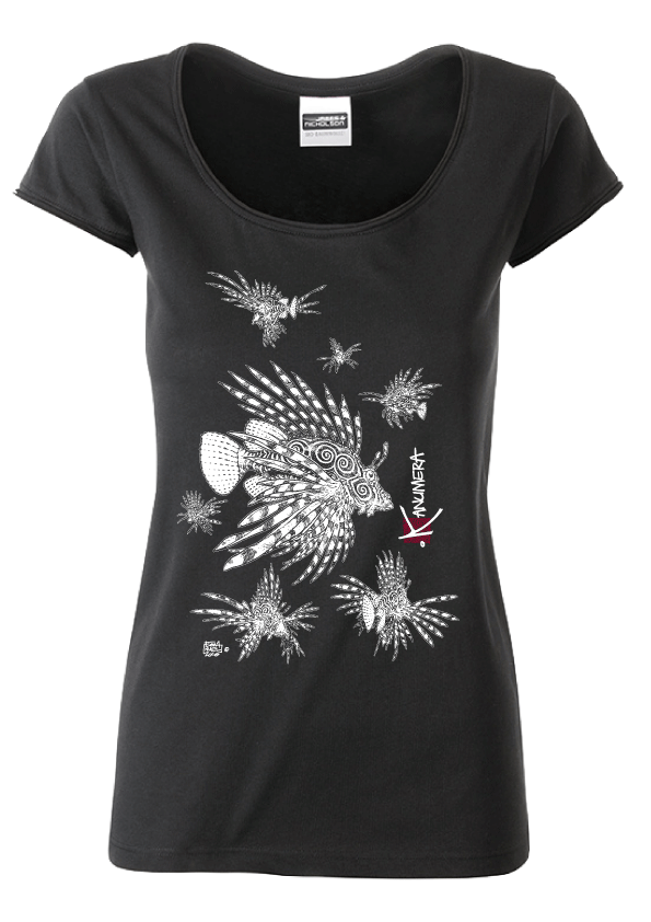 T-shirt Col Rond Profond Le nid de Rascasses