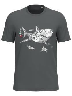 Shark Attack Adult Organic T-shirt