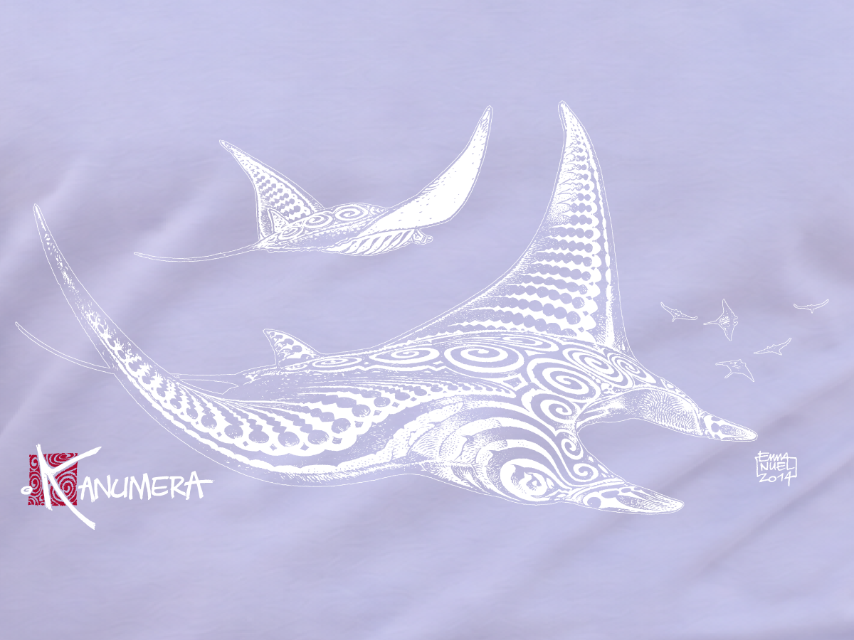 Manta Rays Adult Organic T-shirt