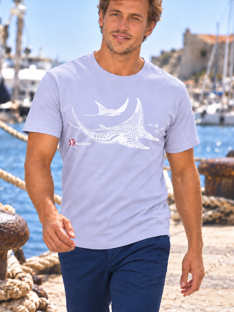 Manta Rays Adult Organic T-shirt