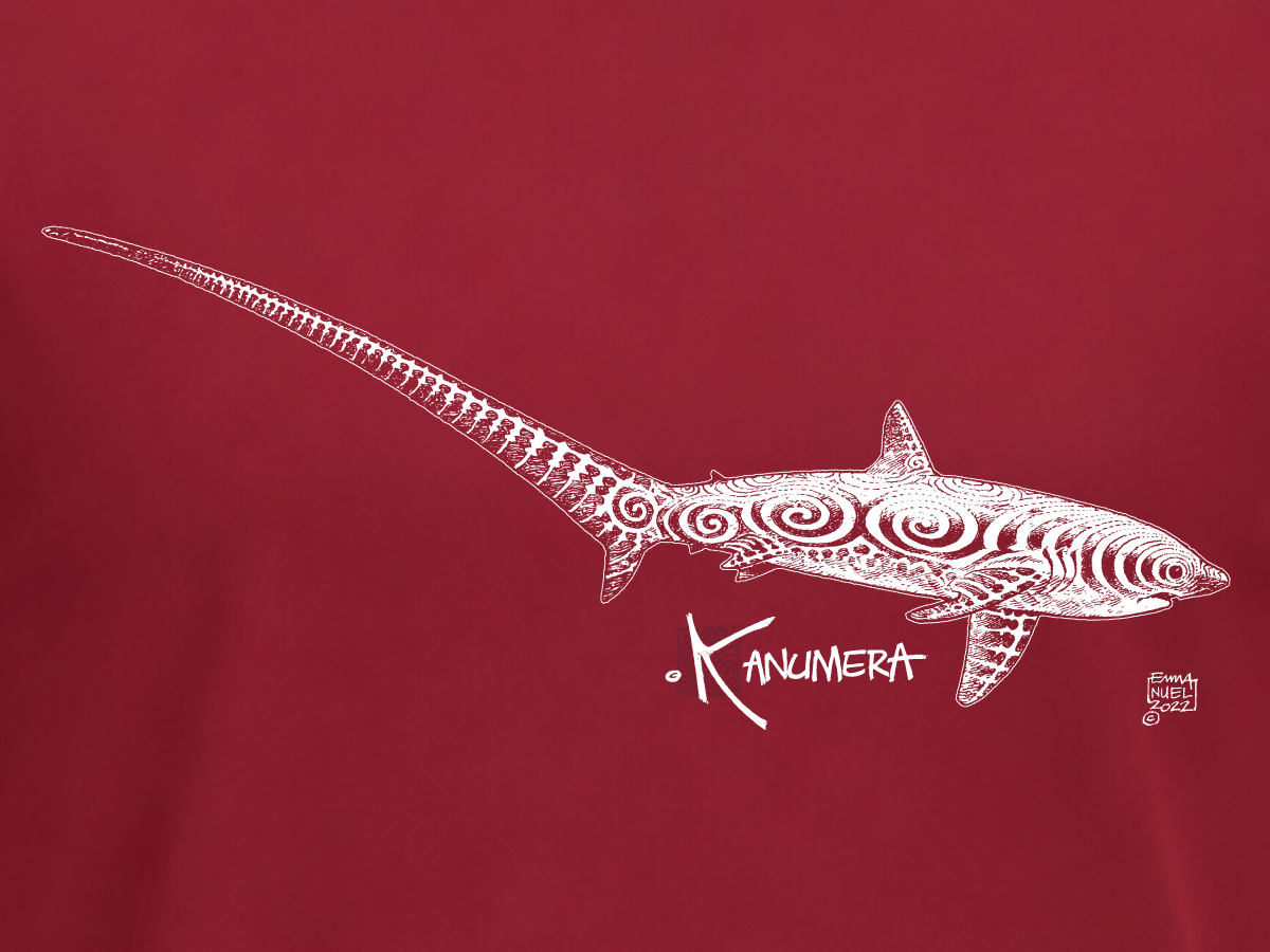 Thresher Shark Adult Organic T-Shirt
