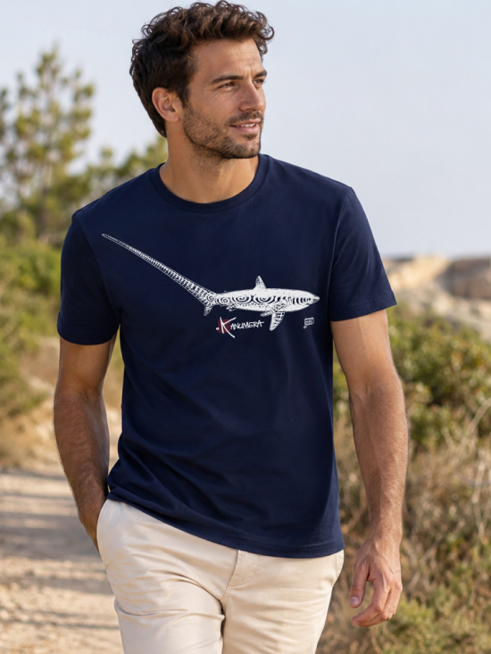 Thresher Shark Adult Organic T-Shirt