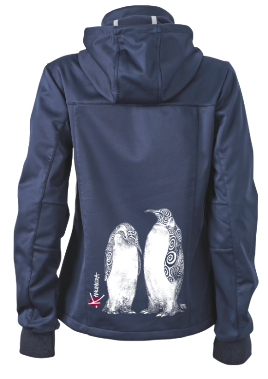 Veste Softshell Nautique Femme Les Manchots Tatoos