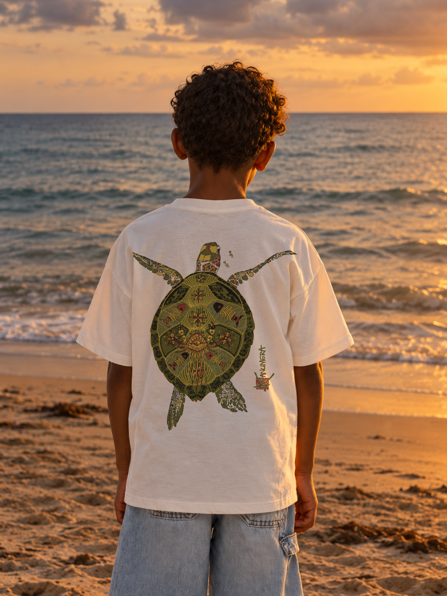 T-shirt Oversized Enfant La Tortue