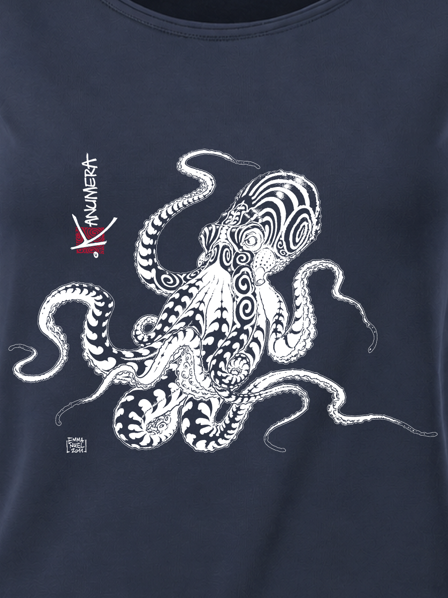 T-shirt Col Rond Profond La Pieuvre Tatoo