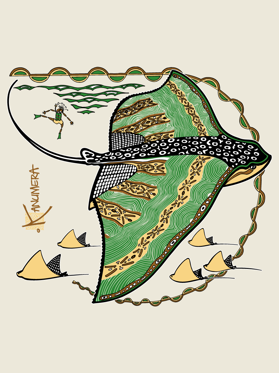 Eagle ray Women’s Organic T-Shirt