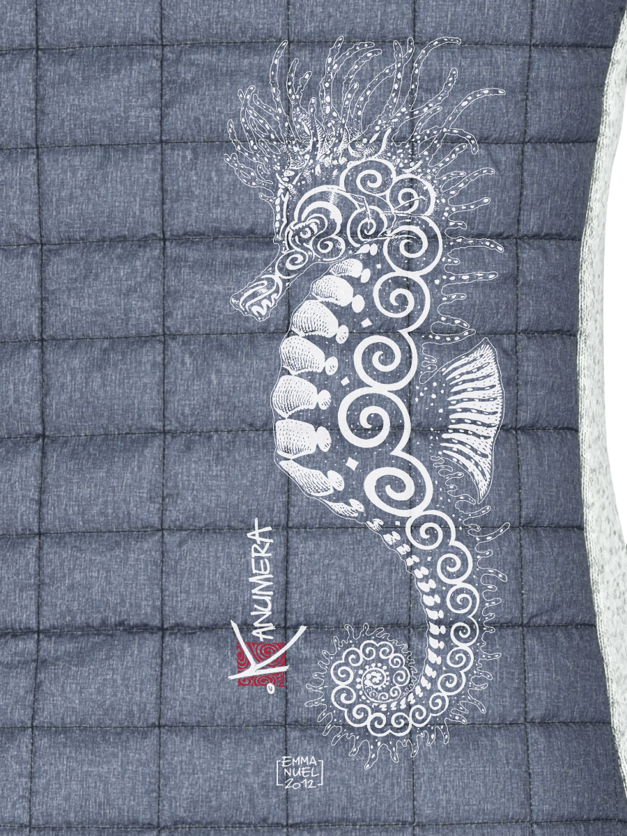 Veste Tricotée Hybride Femme L'Hippocampe Tatoo
