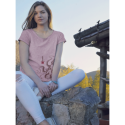 Octopus Ladies Vintage T-shirt