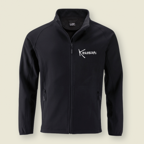 Veste zippée homme Softshell Les manchots Tatoos