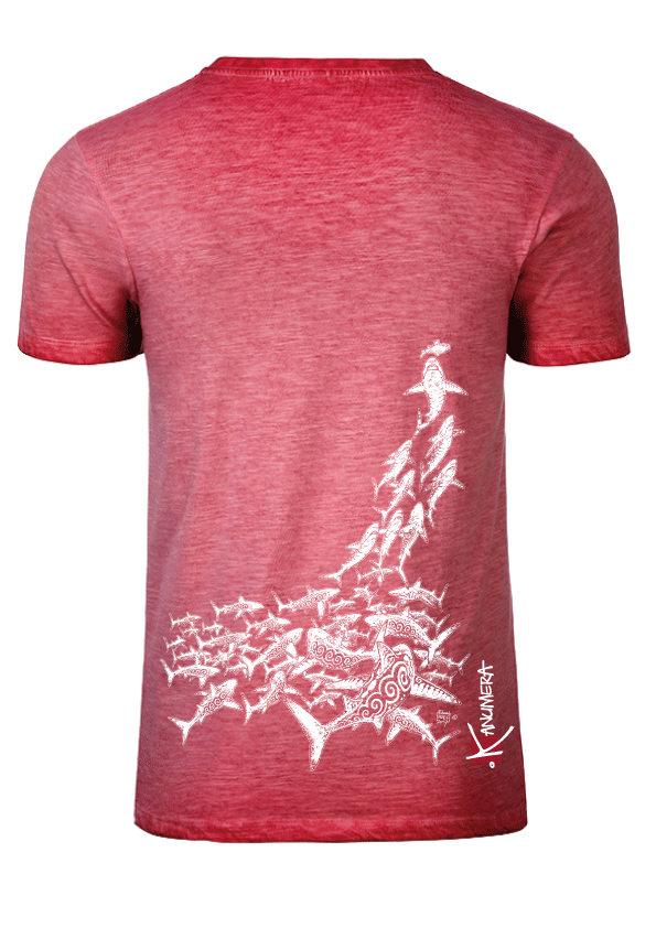 T-shirt délavé L'Attaque des Requins
