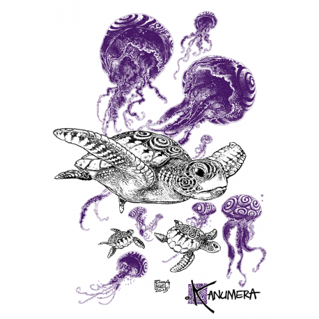 Robe sans manches Le Banquet des Tortues