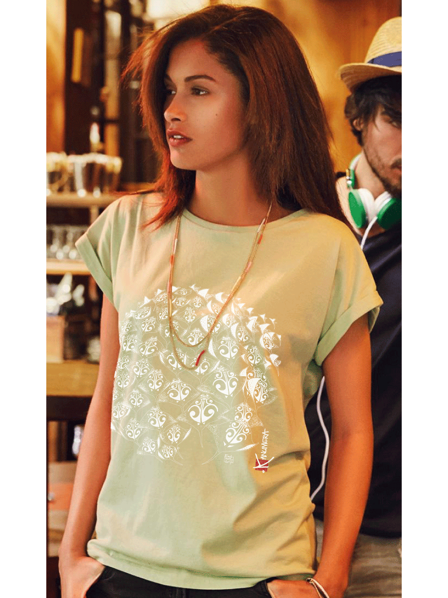 T-shirt décontracté Femme La Ronde des Raies