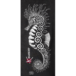 Seahorse V Neck T-shirt 2