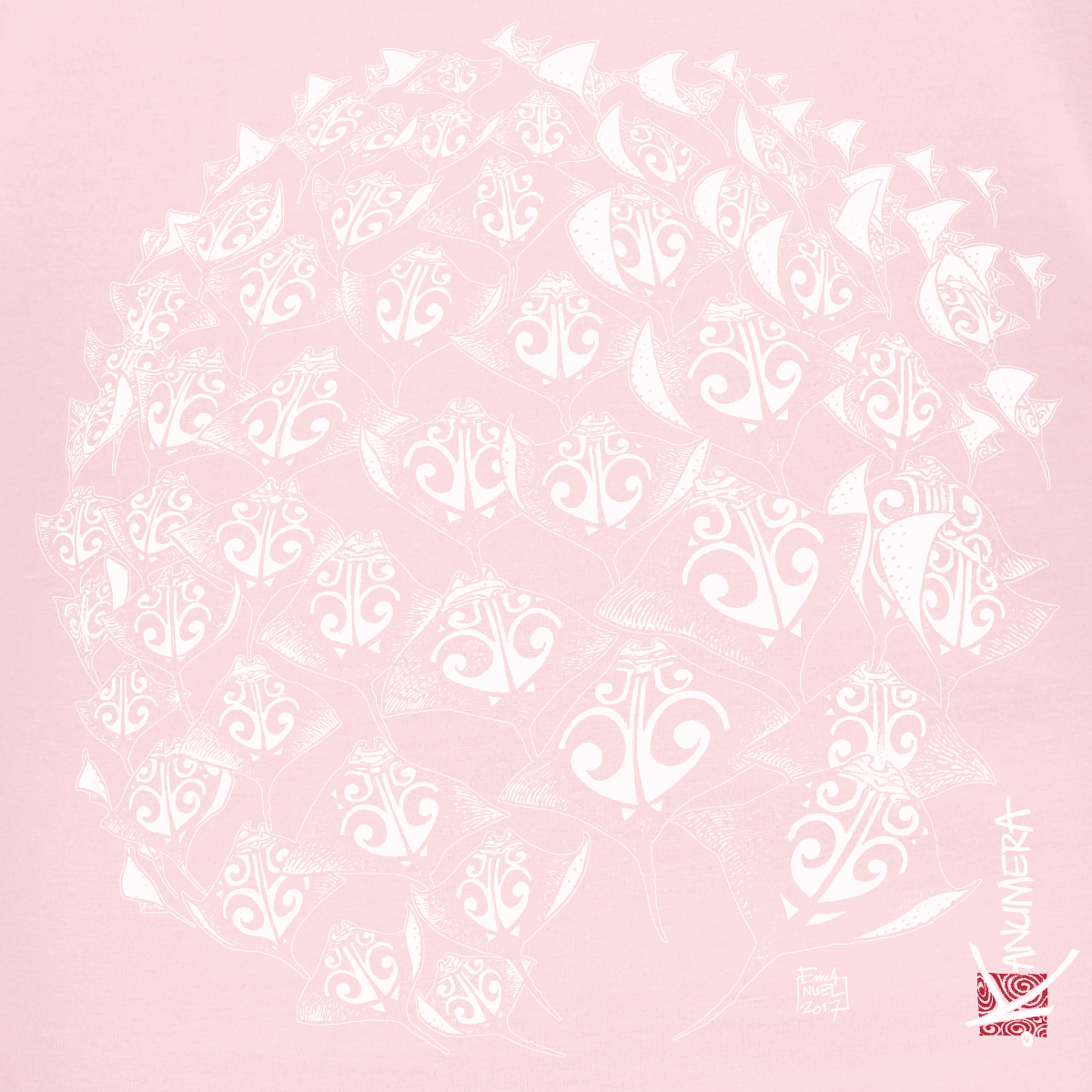 T-shirt décontracté Femme La Ronde des Raies