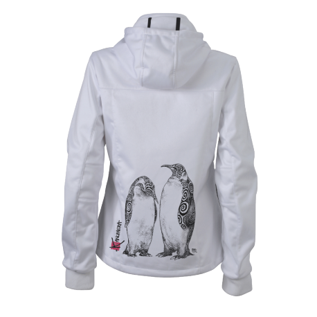 Veste Softshell Nautique Femme Les Manchots Tatoos