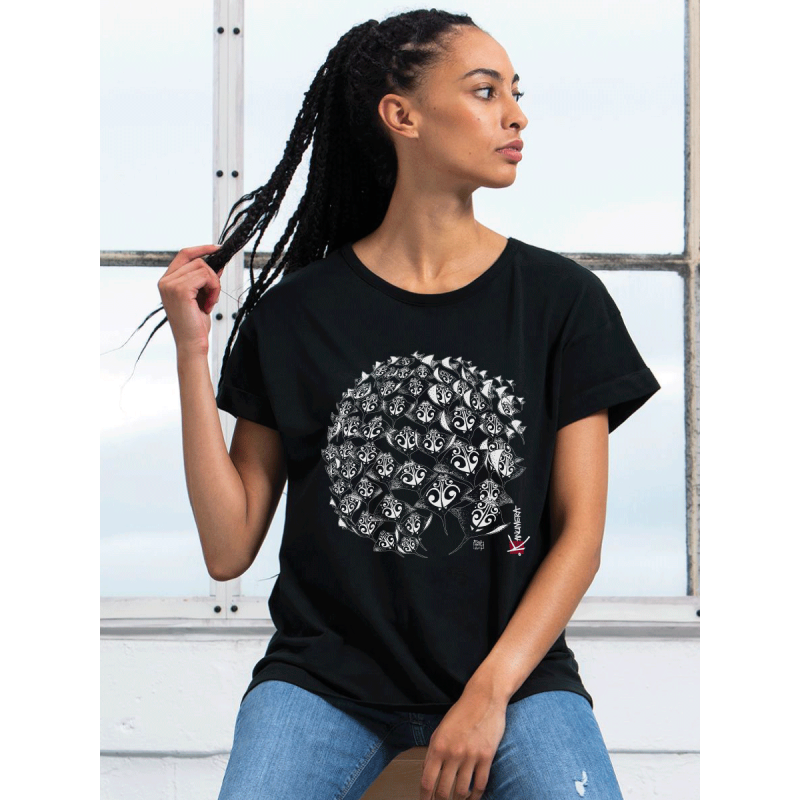 T-shirt décontracté Femme La Ronde des Raies