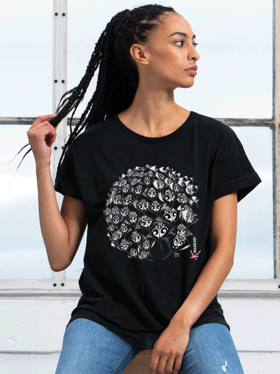 T-shirt décontracté Femme La Ronde des Raies