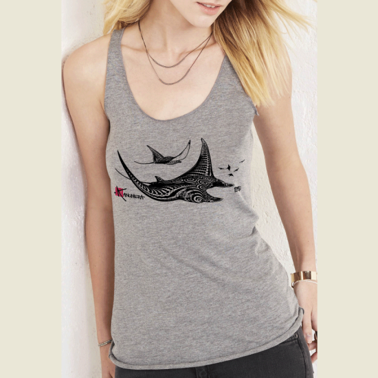 Rays Triblend Racerback Tank Top