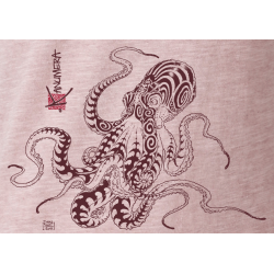T-shirt délavé Femme La Pieuvre Tatoo 2