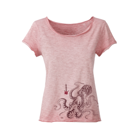 Tee-shirt délavé La Pieuvre Tatoo