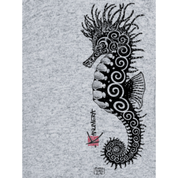 Veste à Capuche en Polaire tricoté L'Hippocampe Tatoo