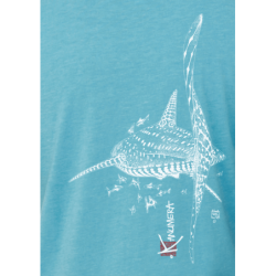 Whale Shark Men's crew neck T-shirt Heather