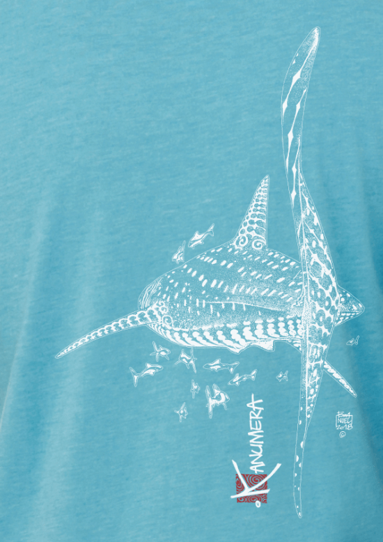 Whale Shark Men's crew neck T-shirt Heather