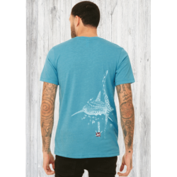 Whale Shark Men's crew neck T-shirt Heather