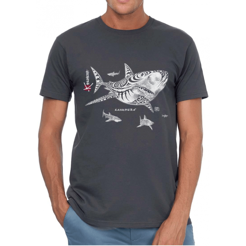Shark Attack Adult Organic T-shirt 