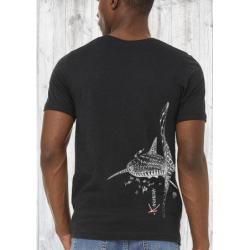 Whale Shark Men's crew neck T-shirt Heather