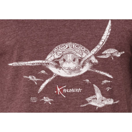 (New) Tee-shirt moulant Femme Le Requin Tatoo (Impression Poitrine)
