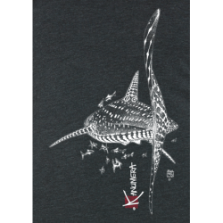T-shirt Femme 3 matières Le Requin Baleine