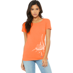 Whale Shark Ladies T-shirt