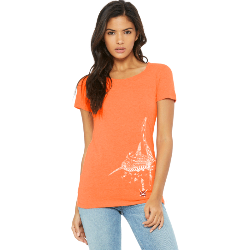 Whale Shark Ladies T-shirt