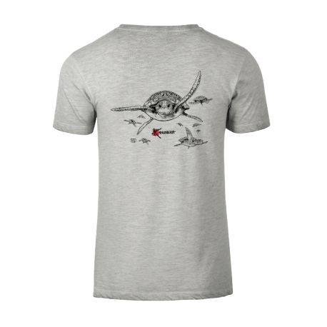 Tee-shirt délavé Les Tortues