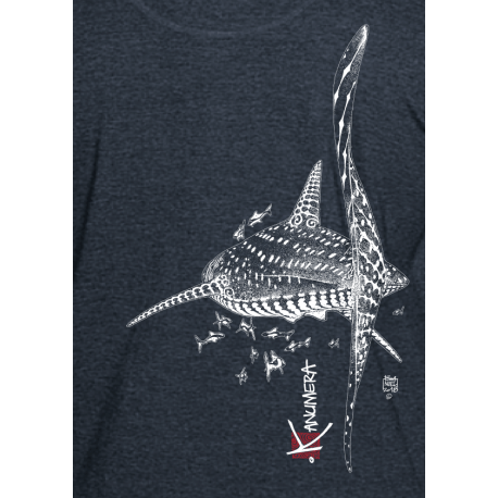 T-Shirt Henley Manches Longues Le Requin Baleine