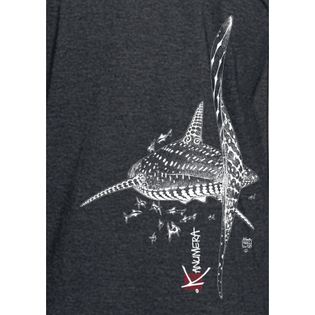 T-Shirt Henley Manches Longues Le Requin Baleine
