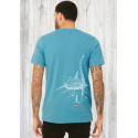 (New) Tee-shirt moulant Femme Le Requin Tatoo (Impression Poitrine)
