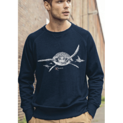 Turtles Men's organic cotton raglan sleeve sweatshirt