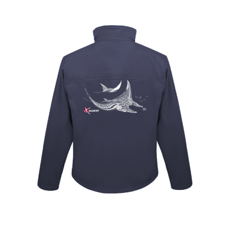 Veste zippée homme SOFTSHELL Les Raies Tatoos