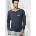 T-Shirt Henley Manches Longues Le Requin Baleine