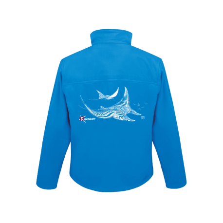 Veste zippée homme SOFTSHELL Les Raies Tatoos