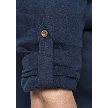 Chemise en lin Les tortues